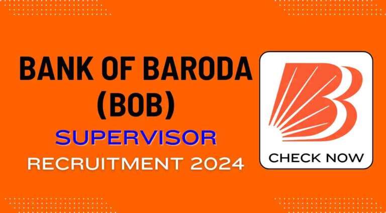 Bank Of Baroda Supervisor Recruitment